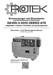 Rotek GD4SS-3-6000-5EBWZ-ATS Benutzer- Und Wartungshandbuch