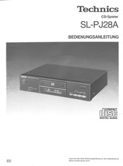 Technics SL-PJ28A Bedienungsanleitung