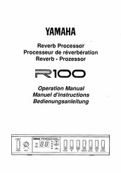 Yamaha R100 Bedienungsanleitung