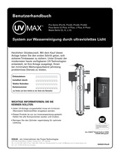 Viqua UVmax Basis-Serie Benutzerhandbuch