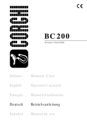 Corghi BC 200 Betriebsanleitung