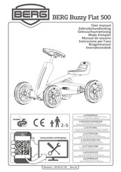 BERG Buzzy Fiat 500 Gebrauchsanweisung