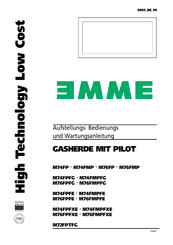 EMME M76FMPFE Aufstellungs-, Bedienungs Und Wartungsanleitung