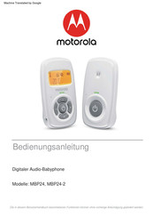Motorola MBP24 Bedienungsanleitung