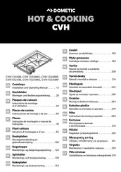 Dometic HOT & COOKING CVH1350MP Montage- Und Bedienungsanleitung