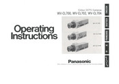Panasonic WV-CL702 Bedienungsanleitung