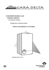 Chaffoteaux & Maury NIAGARA DELTA 2.28 CF Montage- Und Bedienungsanleitung