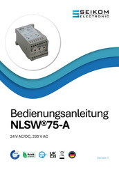 SEIKOM-Electronic NLSW 75-A Bedienungsanleitung