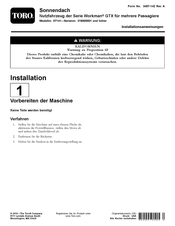 Toro 07141 Installationsanweisungen