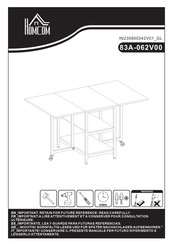 HOMCOM 83A-062V00 Montageanleitung