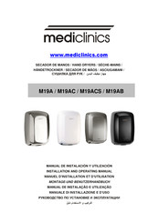 Mediclinics M19AC Montage- Und Benutzerhandbuch