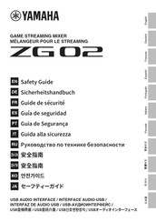 Yamaha ZG02 Sicherheitshandbuch