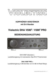 Violectric DHA V5902 Bedienungsanleitung