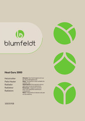 Blumfeldt 10035938 Bedienungsanleitung