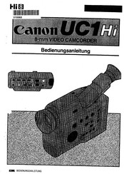 Canon UC1HI Bedienungsanleitung