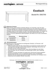 Interlogistik-Service Esstisch 6983790 Montageanleitung