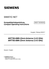 Siemens SIMATIC NET ANT795-6MN Kompaktbetriebsanleitung
