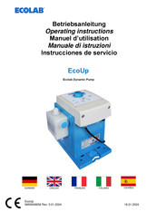 ECOLAB EcoUp Betriebsanleitung