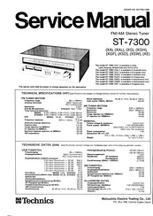 Technics ST-7300 Service Manual