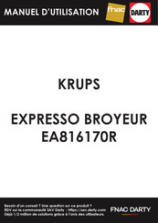 Krups EA816 Bedienungsanleitung