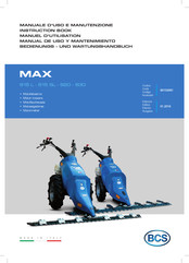 BCS MAX 620 Bedienungs- Und Wartungsanleitung