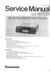 Panasonic CQ-RD55LEN Service Manual