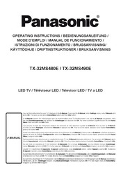 Panasonic TX-32MS480E Bedienungsanleitung