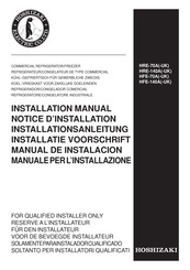 Hoshizaki HFE-70A Installationsanleitung