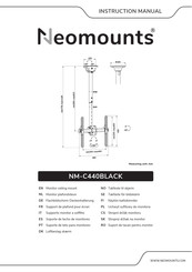 Neomounts NM-C440BLACK Montageanleitung