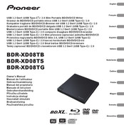 Pioneer BDR-XD08TS Gebrauchsanweisung