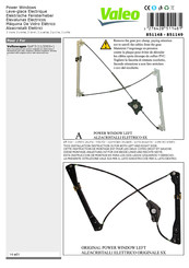Valeo 851148 Montageanleitung