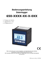 BD Sensors 650- 0 Serie Bedienungsanleitung
