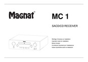 Magnat MC 1 Wichtige Hinweise Zur Installation