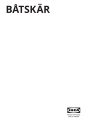 IKEA BÅTSKÄR Bedienungsanleitung
