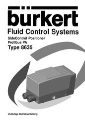 bürkert 8635 Bedienungsanleitung