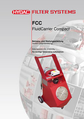 HYDAC FILTER SYSTEMS FluidCarrier Compact Betriebs- Und Wartungsanleitung