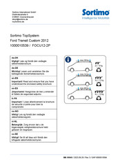 Sortimo TopSystem FOCU12-2P Montageanleitung