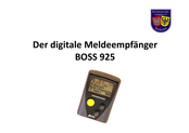 SwissPhone Boss 925 Bedienungsanleitung