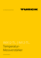 turck IMX12-TI Serie Sicherheitshandbuch