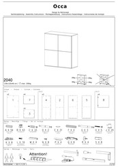 Boconcept Occa 2040 Montageanleitung