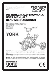 Caretero Toyz YORK Benutzerhandbuch