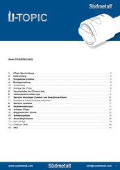 Südmetall U-TOPIC Bedienungsanleitung