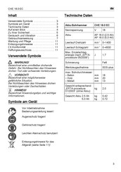 Flex CHE 18.0-EC Bedienungsanleitung