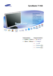 Samsung SyncMaster 711ND Bedienungsanleitung