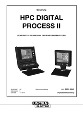 Lincoln Electric HPC DIGITAL PROCESS II Gebrauchs- Und Wartungsanleitung