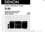 Denon D-60 Bedienungsanleitung