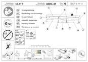 Innostyle SLATE 4009 31 Serie Montageanleitung