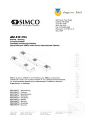 Simco Guardian CR2000 Anleitung