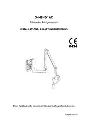 Acteon X-MIND AC Benutzer-, Installations- & Wartungshandbuch