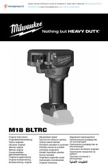 Milwaukee M18 BLTRC Originalbetriebsanleitung